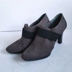 Dana Buchman Suede Heel Booties